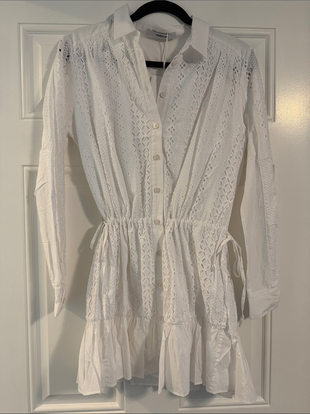Thakoon White Embroidered Eyelet Tunic